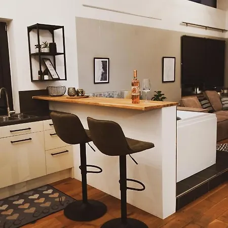 Stilvolles City-loft Mit Privatem Whirlpool 公寓