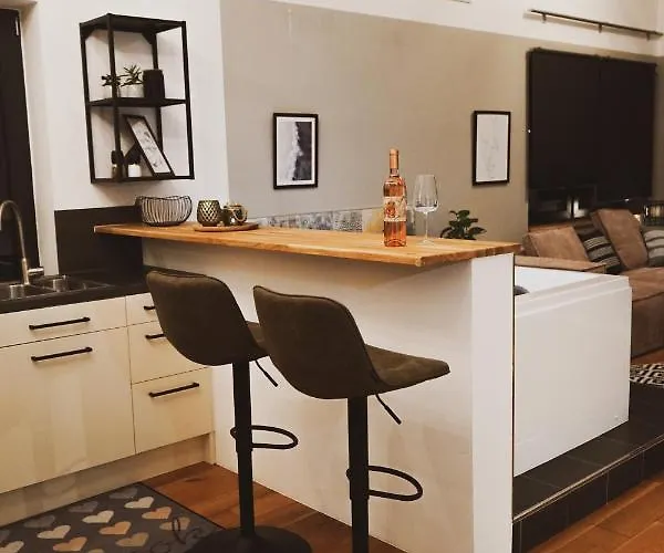 Stilvolles City-loft Mit Privatem Whirlpool Lägenhet